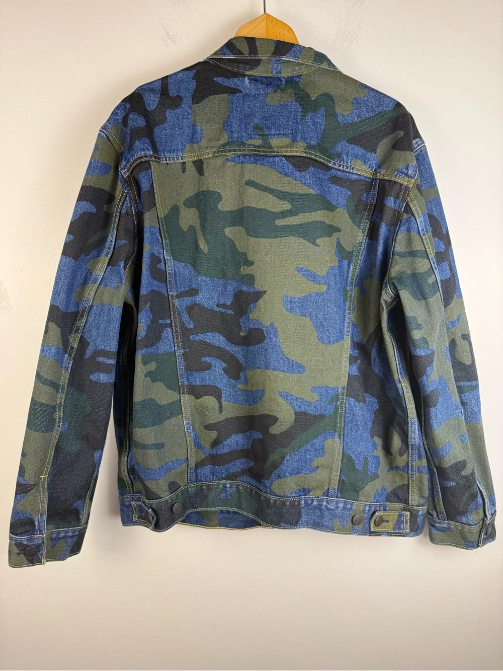 Levi's Big E Camo Denim Trucker Jacket